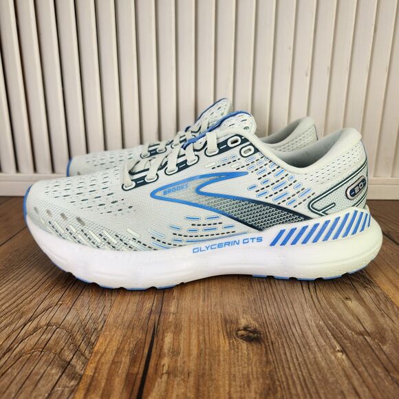 Brooks Glycerin GTS 20 Womens Sz 7.5 Blue Glass Marina Running Shoes 1203701B494 - Picture 3 of 9